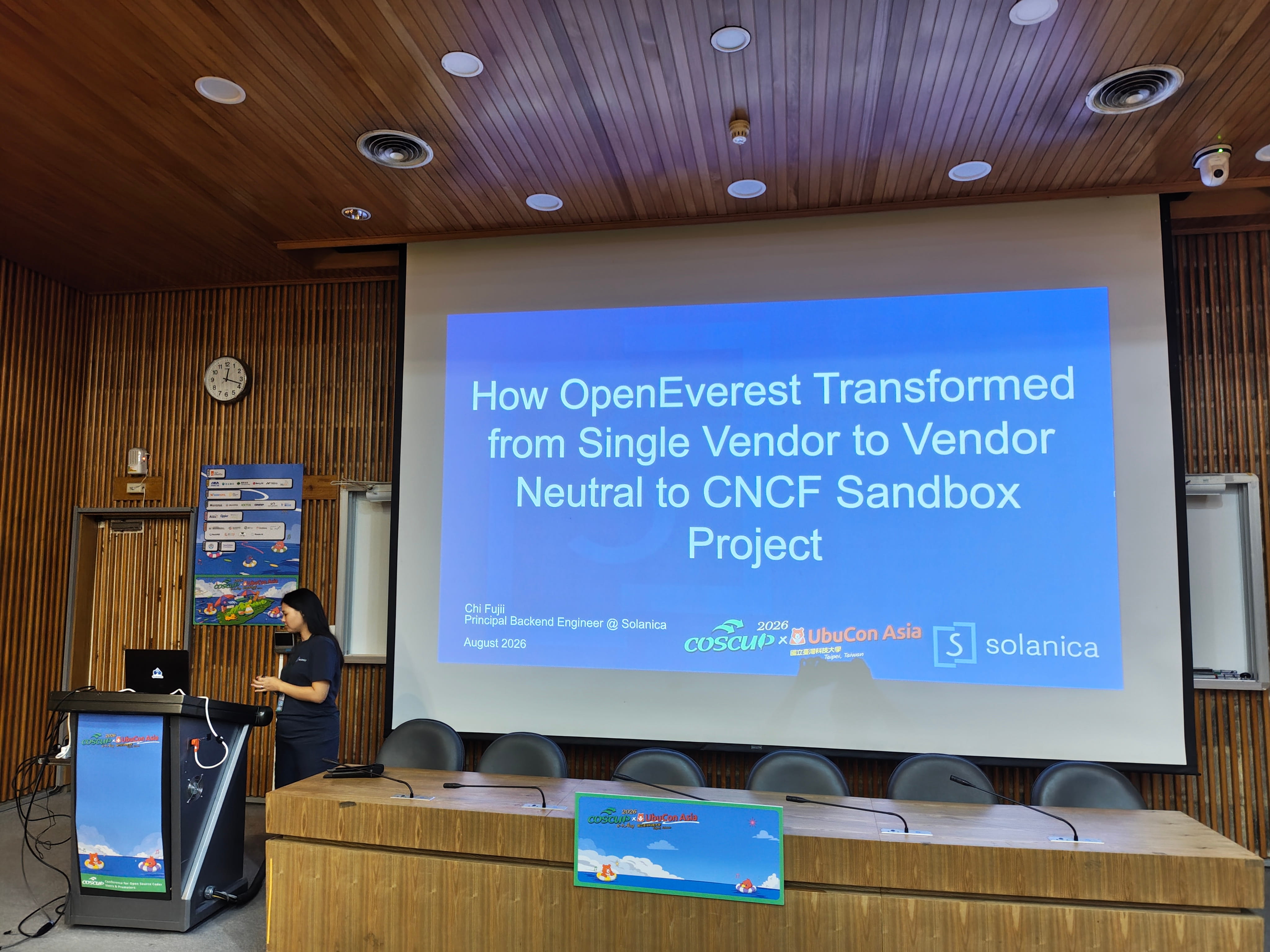 OpenEverest booth and talks at COSCUP