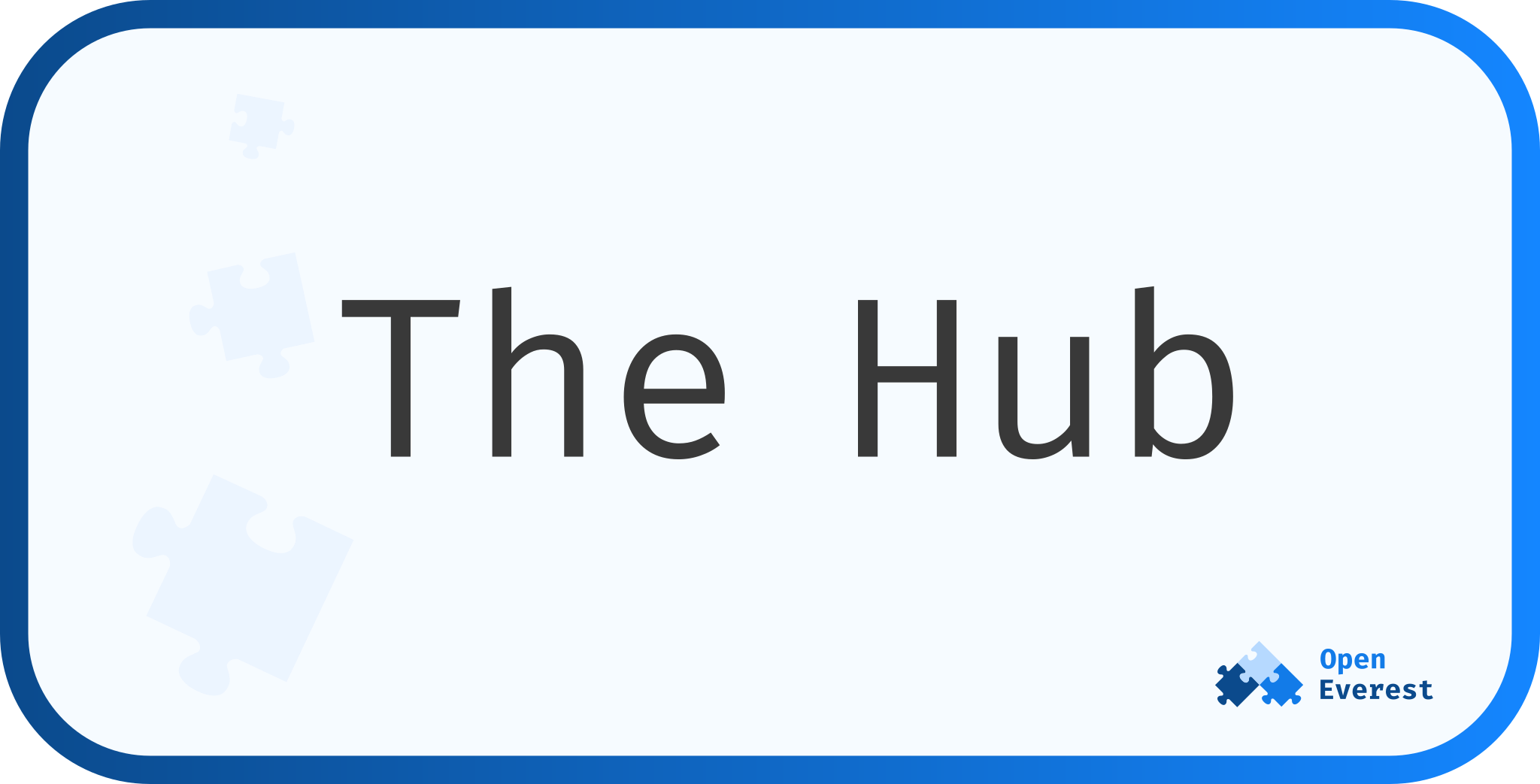 Introducing the OpenEverest Hub