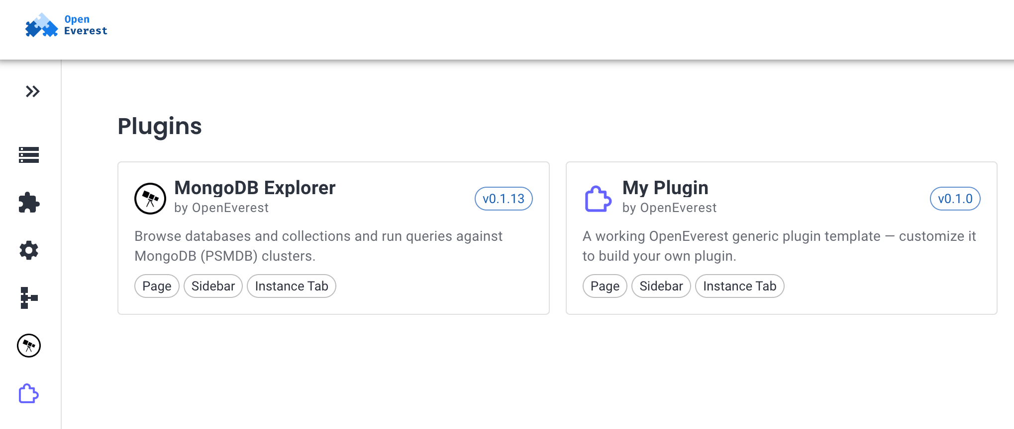 OpenEverest Generic Plugins