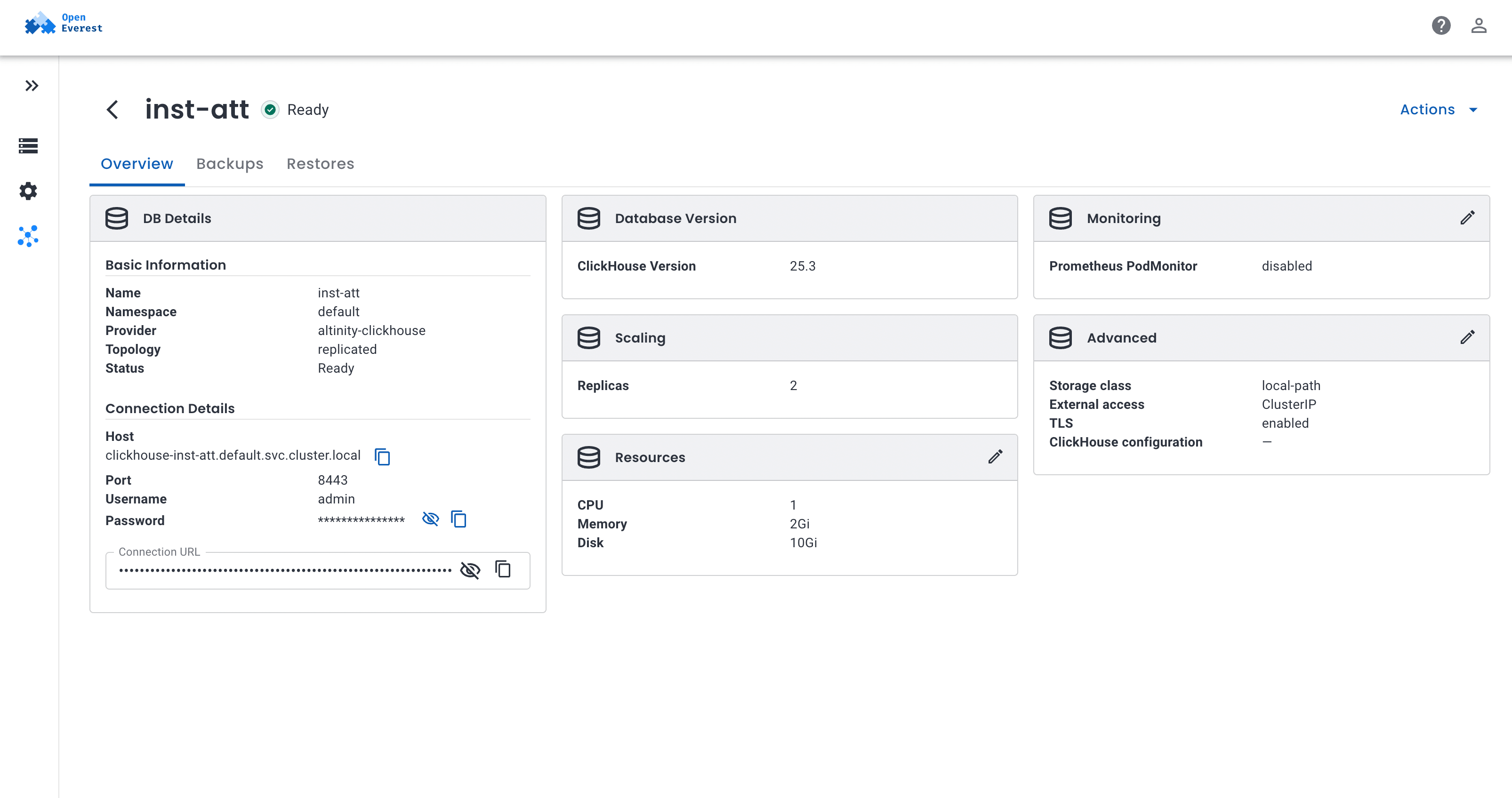 Cluster Overview