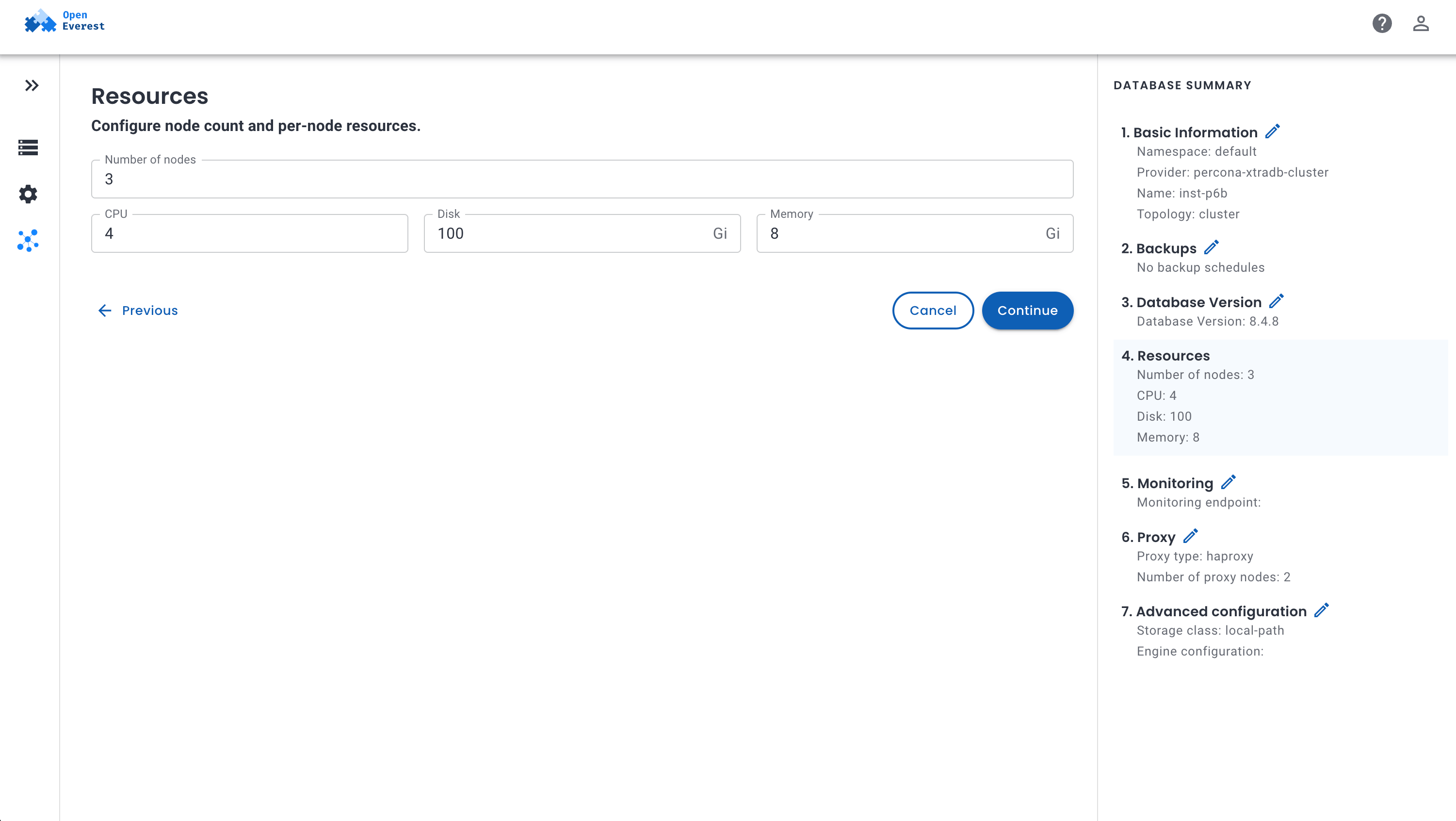 Resource Configuration