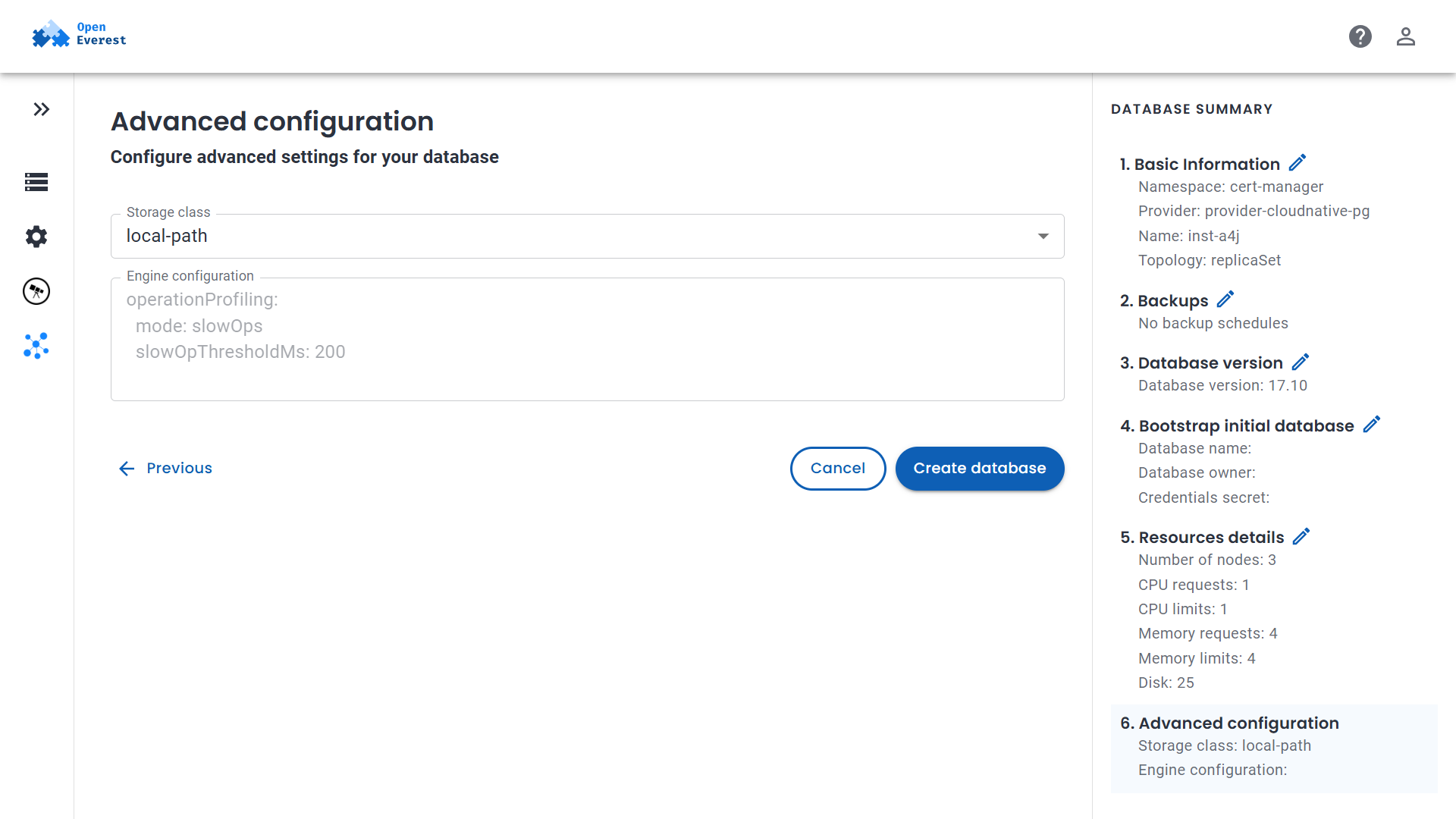 CloudNativePG Advanced Configuration
