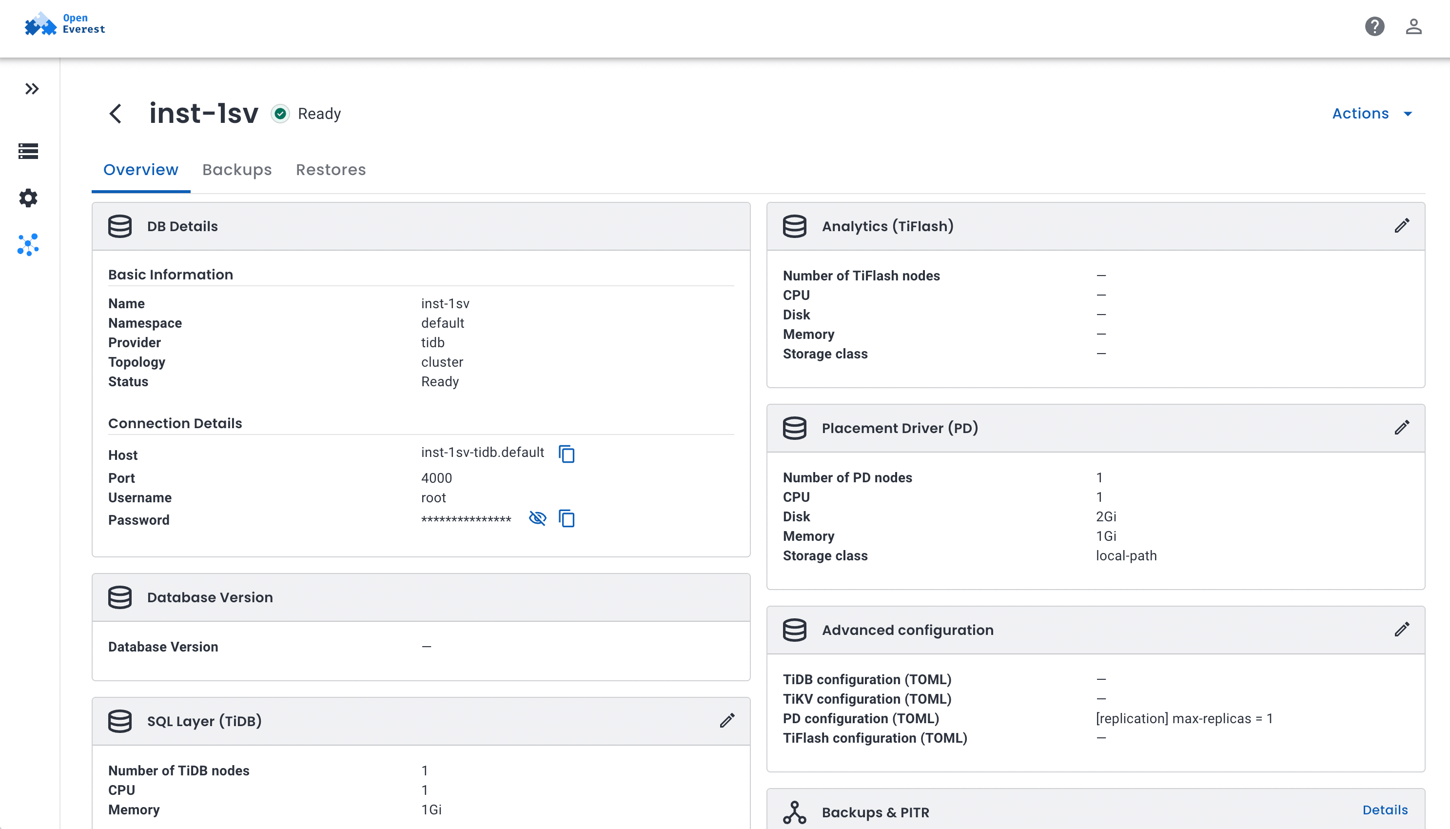 Cluster Overview