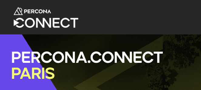 Meet our team at Percona.Connect Paris