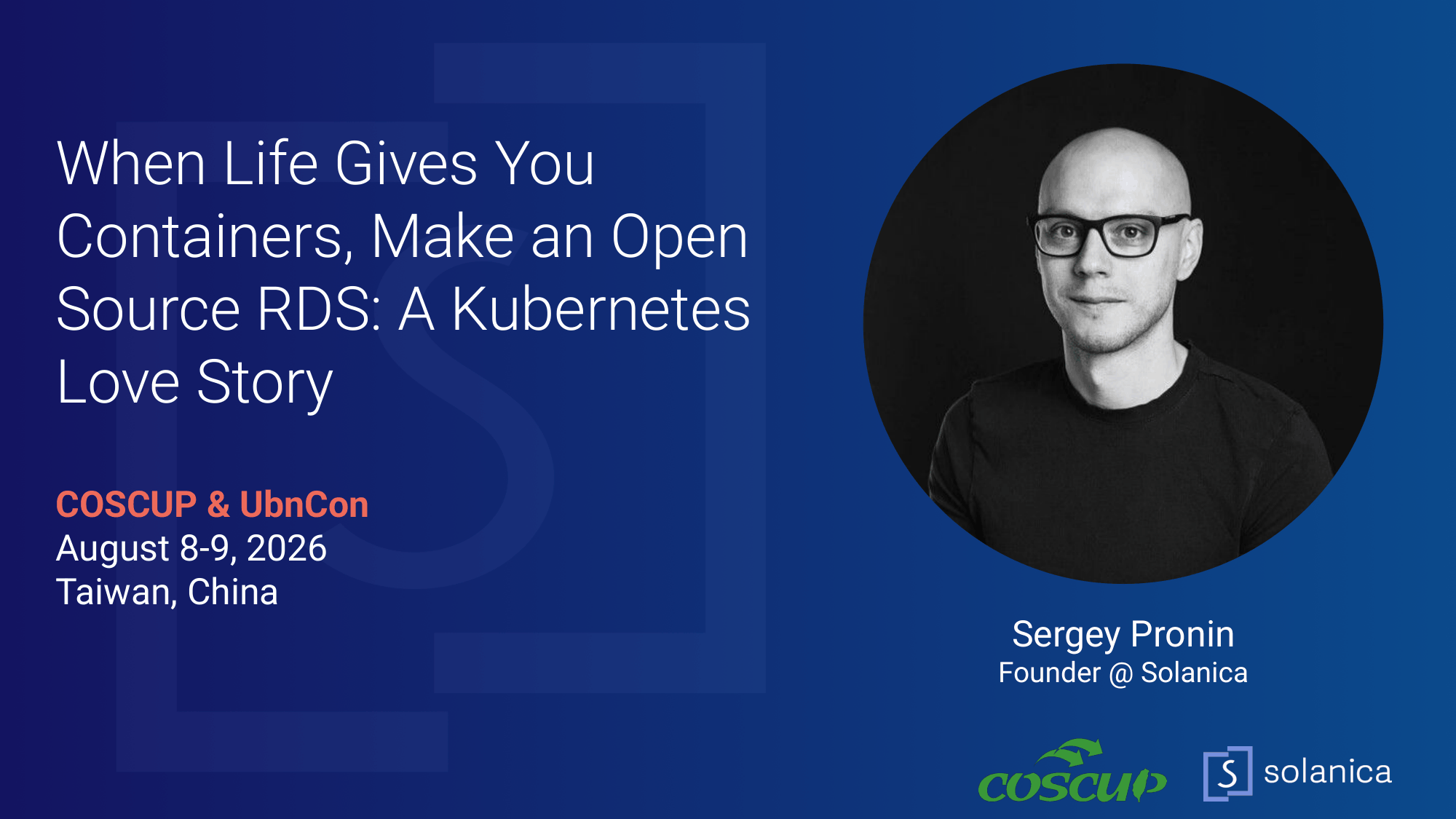 When Life Gives You Containers, Make an Open Source RDS: A Kubernetes Love Story