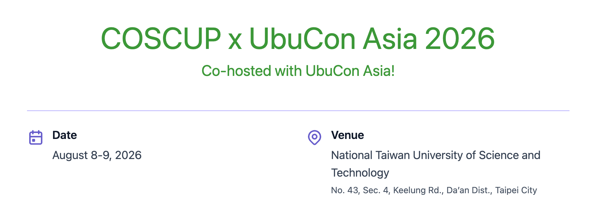 OpenEverest at COSCUP 2026 × UbuCon Asia