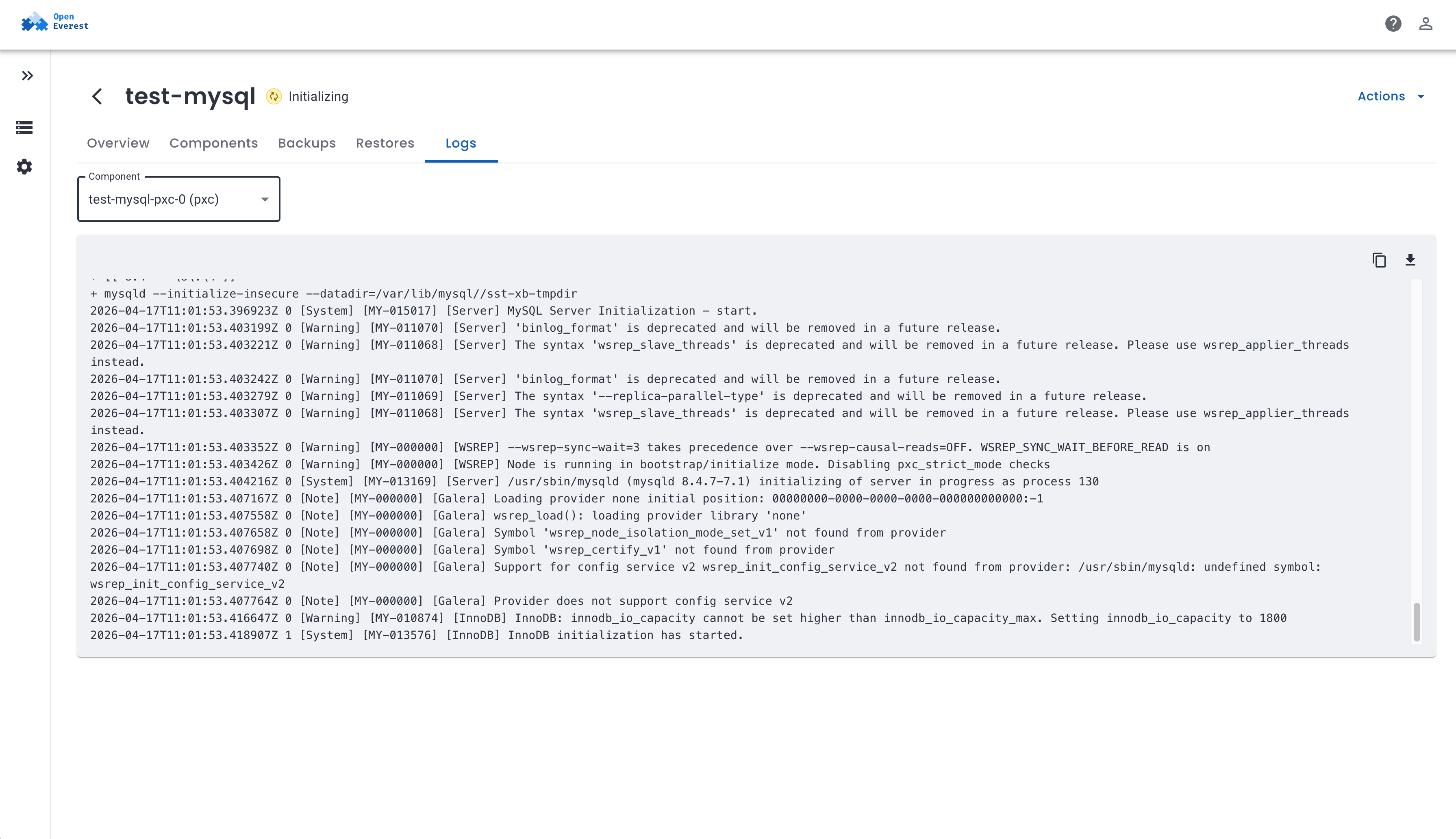 In-App Log Streaming